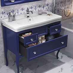 Opadiris Мебель для ванной Валери 105 сапфир – фотография-6